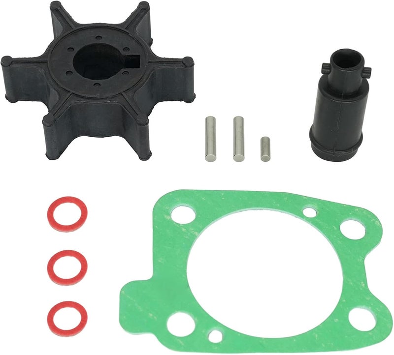 SANWIN 6E0-44352 Marine Water Pump Impeller Service Kit Compatible with Yamaha 4 Stroke 4 6 HP Boat Outboard Motor Replacement 6E0-44352-00 Sierra 18-3073 - Image 3